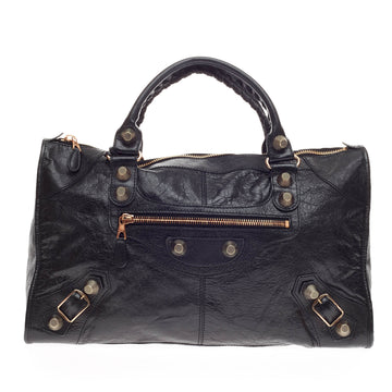 Balenciaga Work Giant Studs Leather 