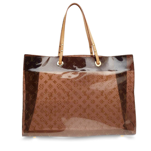 Brown Monogram Vinyl Cruise Cabas Tote GM