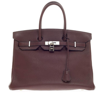 Hermes Birkin Bicolor Togo with Palladium Hardware 35