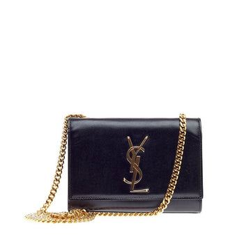Saint Laurent / Yves Saint Laurent Classic Monogram Crossbody Grainy Patent Leather Small