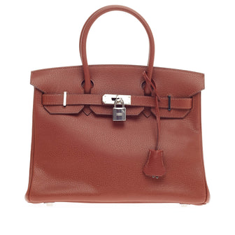 Hermes Birkin Noisette Vache Liegee with Palladium Hardware 30