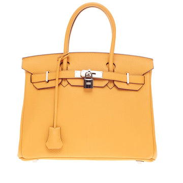 Hermes Birkin Soleil Togo with Palladium Hardware 30
