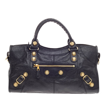 Balenciaga Part Time Giant Studs Leather 