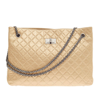 Chanel Reissue 2.55 Tote Aged Quilted Calfskin 