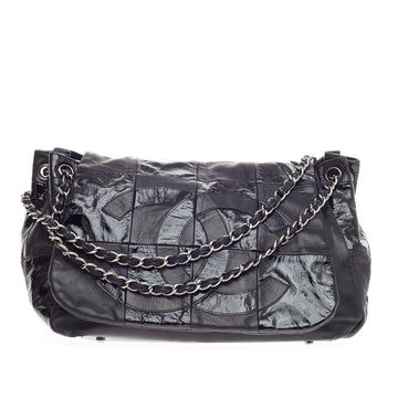 Chanel Brooklyn Patchwork Accordion Leather and Patent