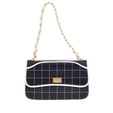Chanel Square Quilt Mademoiselle Flap Satin