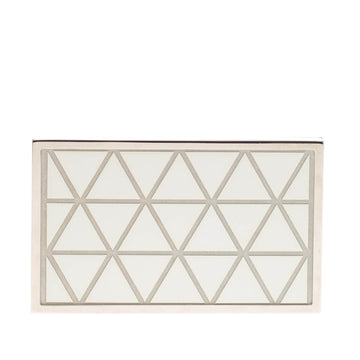 Victoria Beckham Box Clutch Geometric Patent 