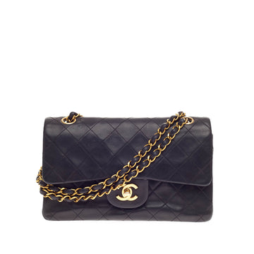 Chanel Vintage Classic Double Flap Quilted Lambskin Medium