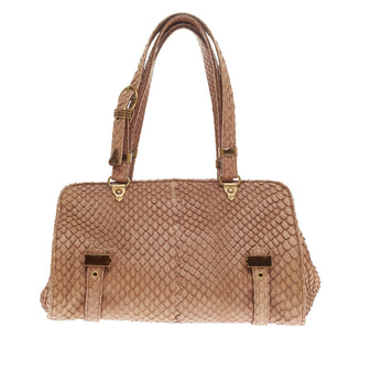 Bottega Veneta Frame Shoulder Bag Python 