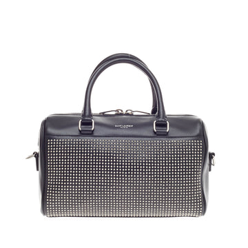 Saint Laurent Classic Baby Duffle Studded Leather
