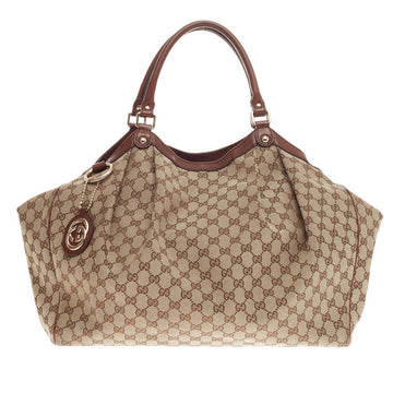 Gucci Sukey Tote GG Canvas Large