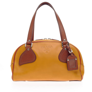 Prada Bauletto Vitello Leather Small