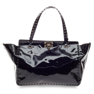 Valentino Rockstud Tote Patent Medium