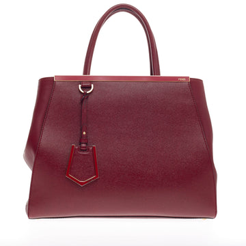 Fendi 2Jours Leather Medium