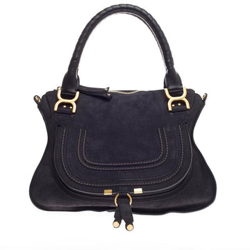 Chloe Marcie Satchel Nubuck Medium
