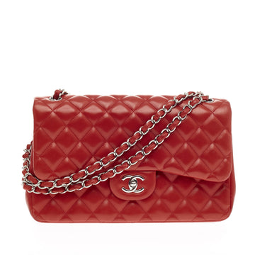 Chanel Classic Double Flap Lambskin Jumbo