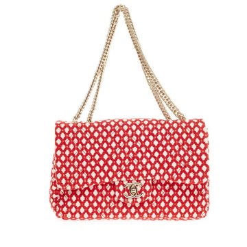 Chanel Bijoux Chain Flap Matelasse Tweed Jumbo