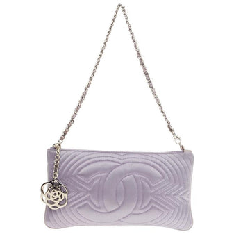 Chanel CC Chain Clutch Satin 