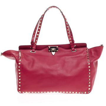 Valentino Rockstud Soft Tote Leather Medium
