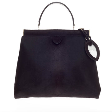 Alaia Top Handle Bag Calf Hair