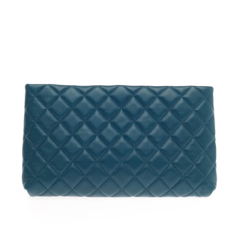 Chanel Square Timeless Clutch Quilted Lambskin