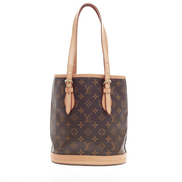 Louis Vuitton Petit Bucket Bag Monogram Canvas -