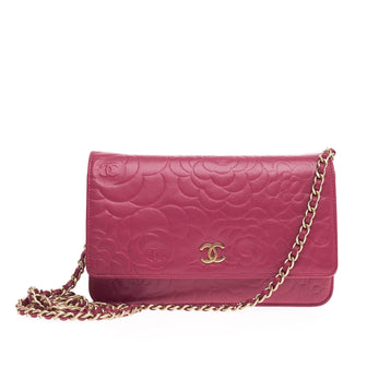 Chanel Wallet on Chain Camellia Lambskin -