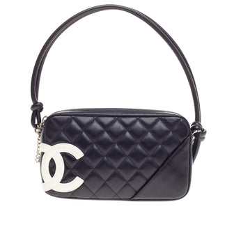 Chanel Cambon Pochette Quilted Leather -