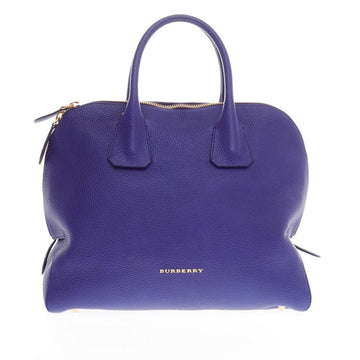 Burberry Greenwood Bowling Bag Grainy Leather Medium