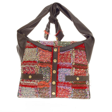 Chanel Girl Bag Tweed and Leather