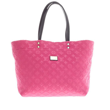 Louis Vuitton Scuba Tote Monogram Embossed Neoprene MM