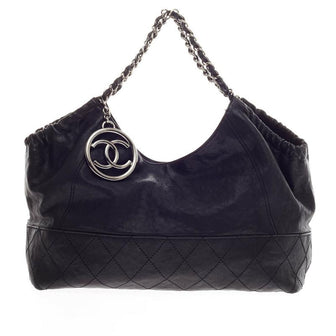 Chanel Coco Cabas Quilted Leather Large