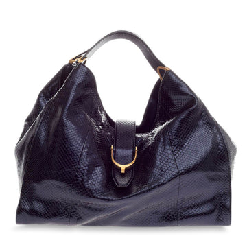 Gucci Soft Stirrup Tote Python Large