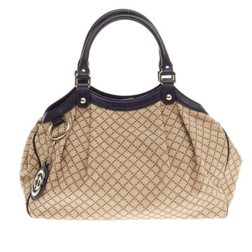 Gucci Sukey Tote Diamante Canvas Medium