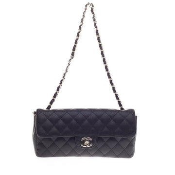 Chanel Classic Single Flap Caviar East West
