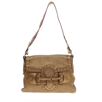 Gucci Pelham Flap Bag Studded Leather -