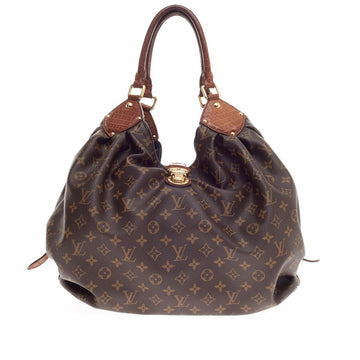 Louis Vuitton XL Hobo Monogram Canvas and Alligator