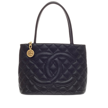Chanel Medallion Tote Caviar