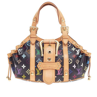 Buy Louis Vuitton Theda Handbag Monogram Multicolor GM Black 286301