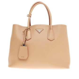 Prada Cuir Double Tote City Calfskin Medium