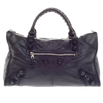 Balenciaga Work Giant Brogues Leather