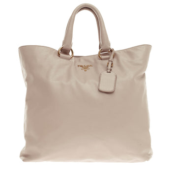 Prada Shopper Tote Soft Calfskin Large