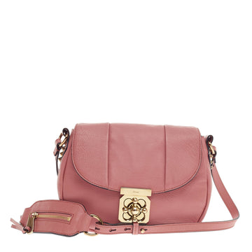 Chloe Elsie Neo Folk Crossbody Leather -