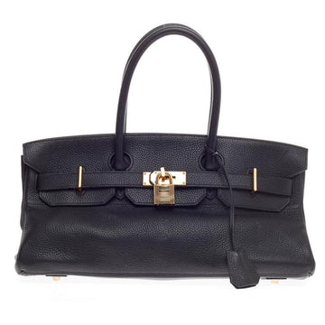 Hermes Birkin JPG Black Clemence with Gold Hardware 42