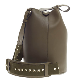 Valentino Rockstud Bucket Bag Leather -