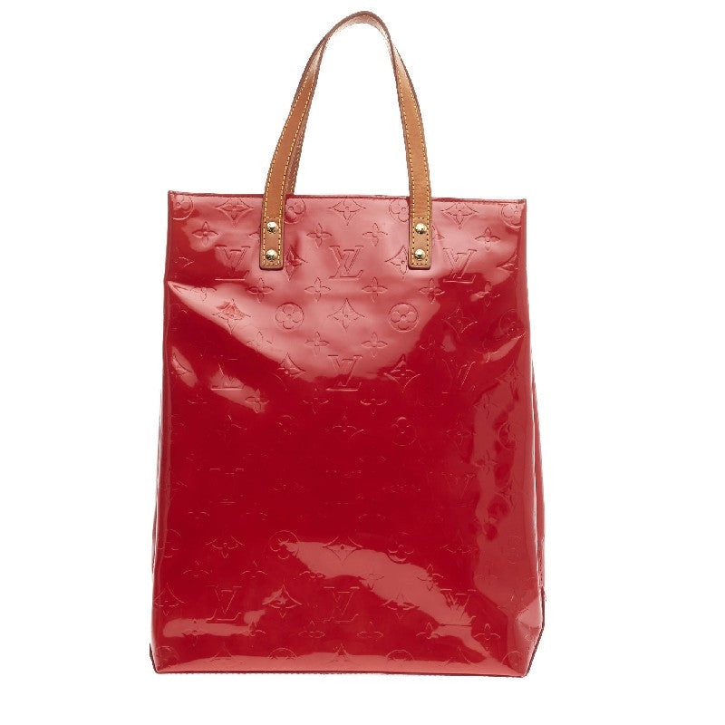 Buy Louis Vuitton Reade Handbag Monogram Vernis MM Red 301209