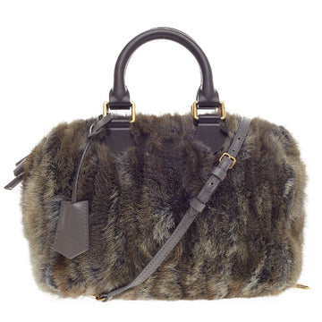 Louis Vuitton Speedy Limited Edition Caresse Mink 25