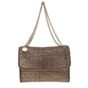 Stella McCartney Falabella Shoulder Bag Woven Tweed Medium