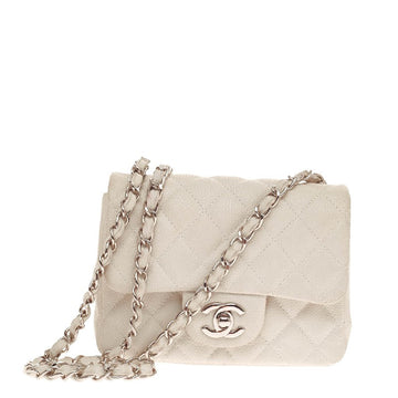 Chanel Square Classic Single Flap Caviar Mini