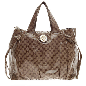 Gucci Hysteria Tote GG Coated Canvas Large